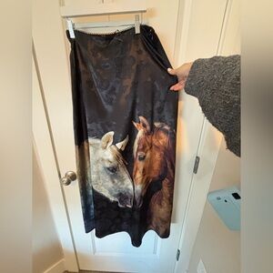 Dressed in Lala Mustang Moon Satin Skirt